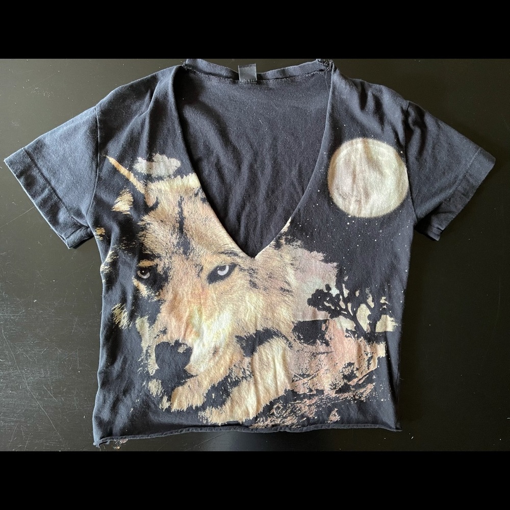 Urban Outfitters low-cut cropped Tee